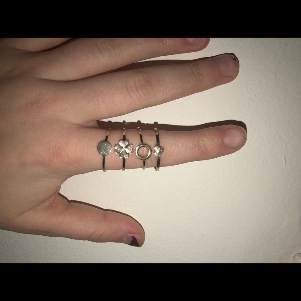 Simple, gold rings